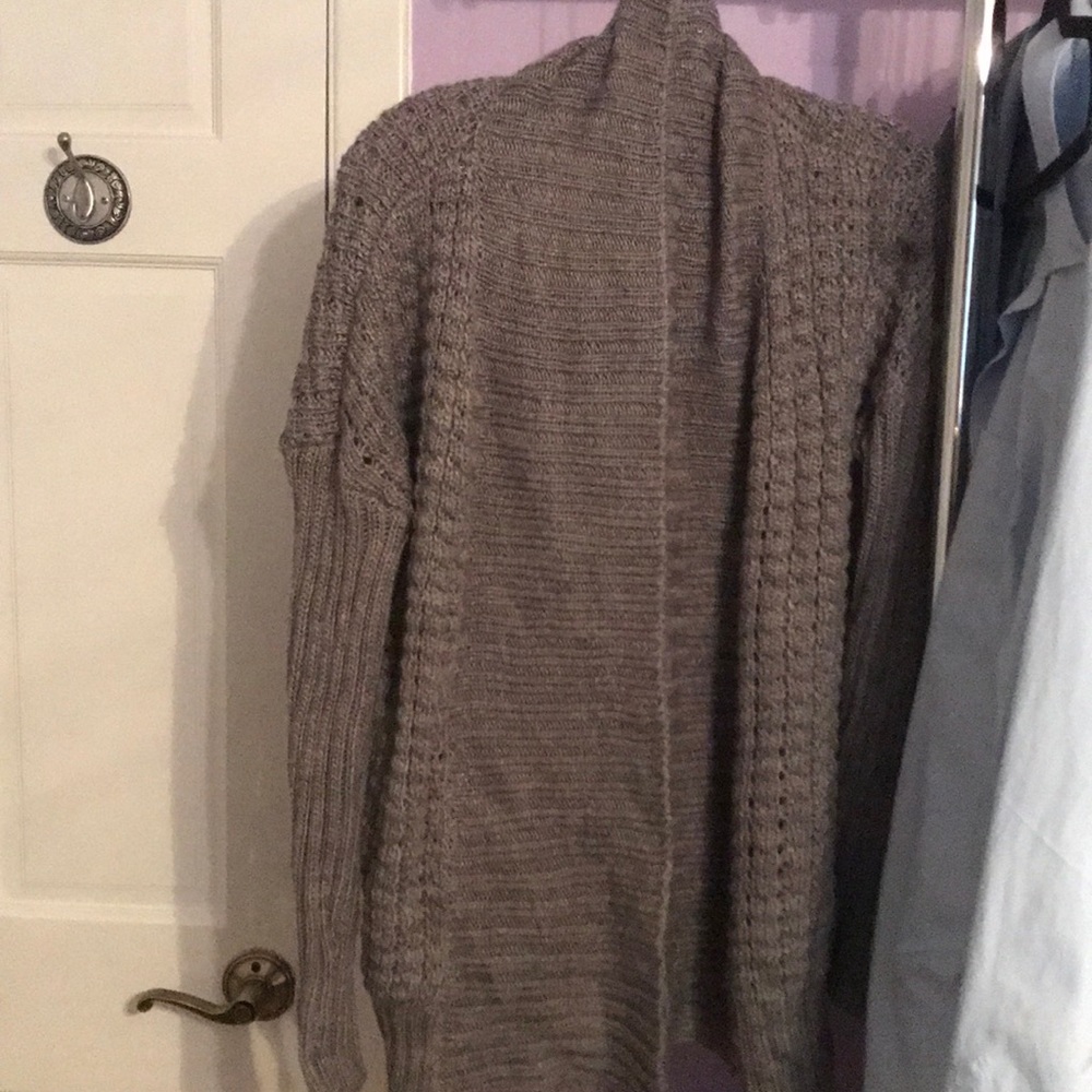 Gray Bass Oversized Sweater